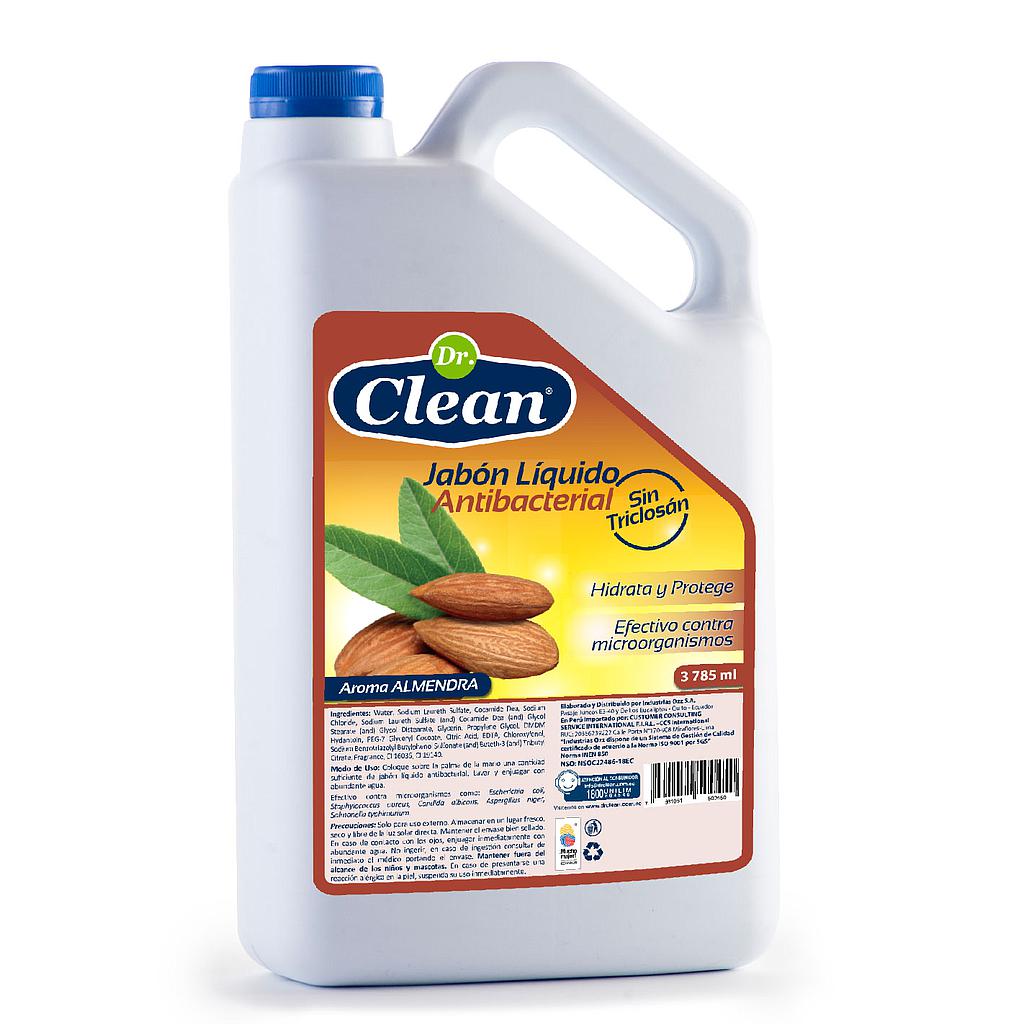 JABON LIQUIDO ANTIBACTERIAL DR CLEAN ALMENDRA GALON