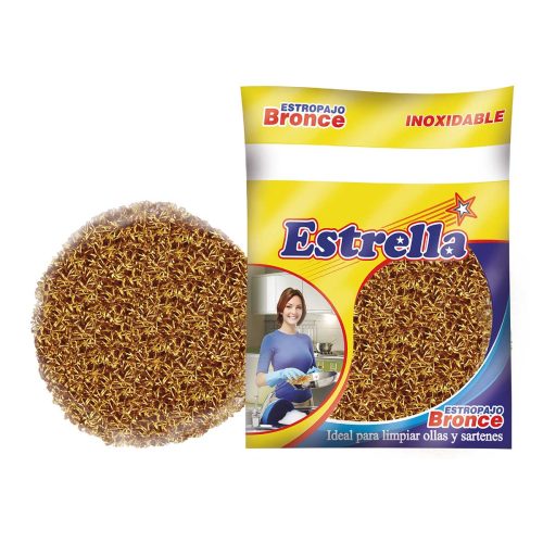 ESTRELLA ESPONJA BRONCE